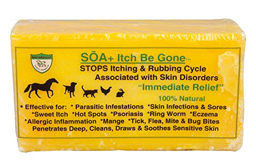 soa+ itch be gone soap for itchy dogs