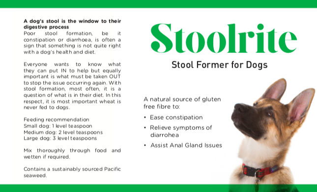 StoolRite stool former for dogs