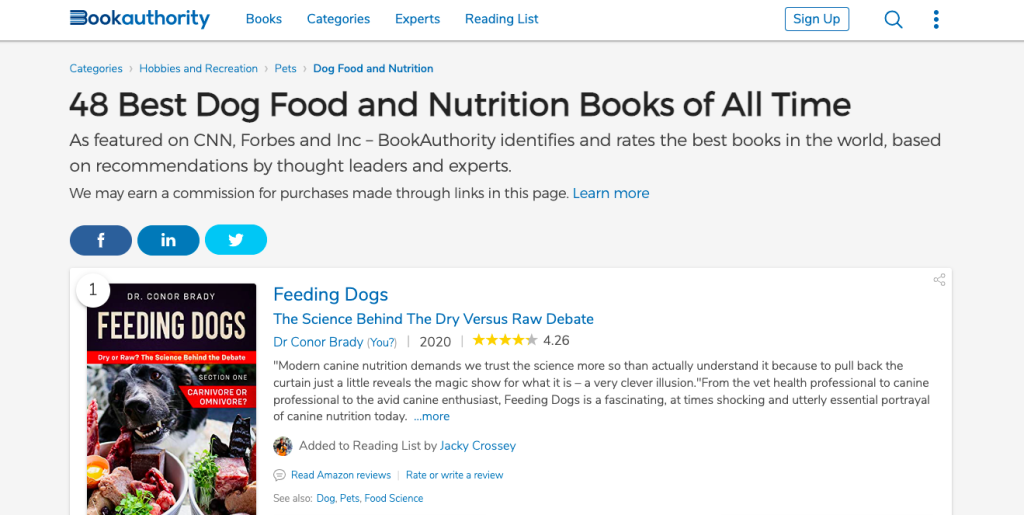 Feeding Dogs top rated book in canine nutrition
